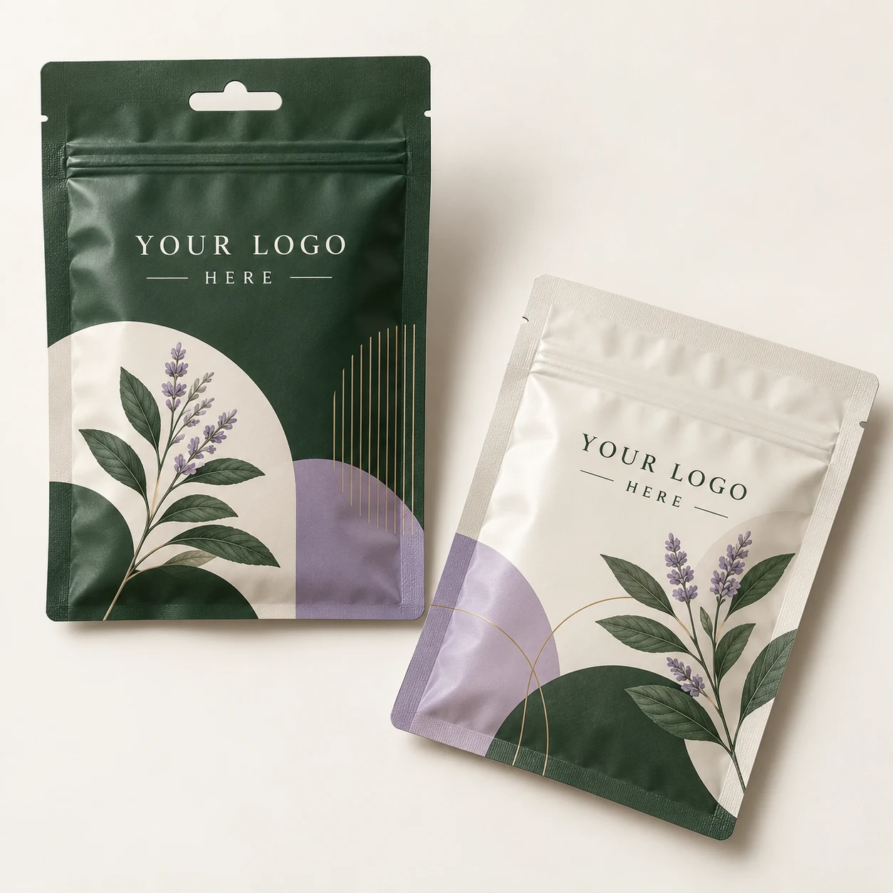 Lay-Flat Pouches — customizable product design concept