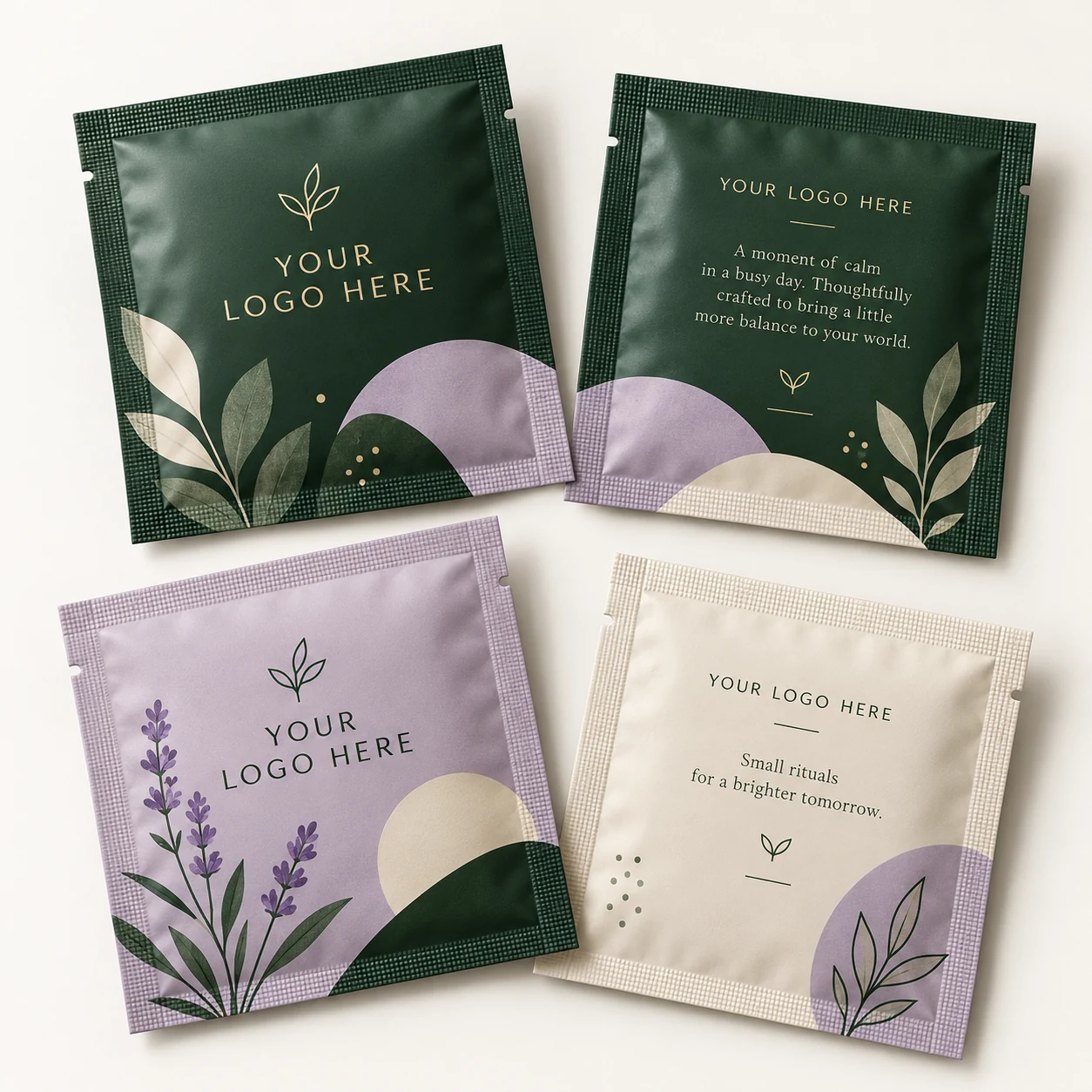 Sachets — customizable product design concept