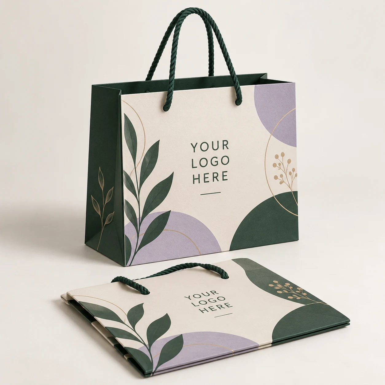 Shopping Bags — customizable product design concept