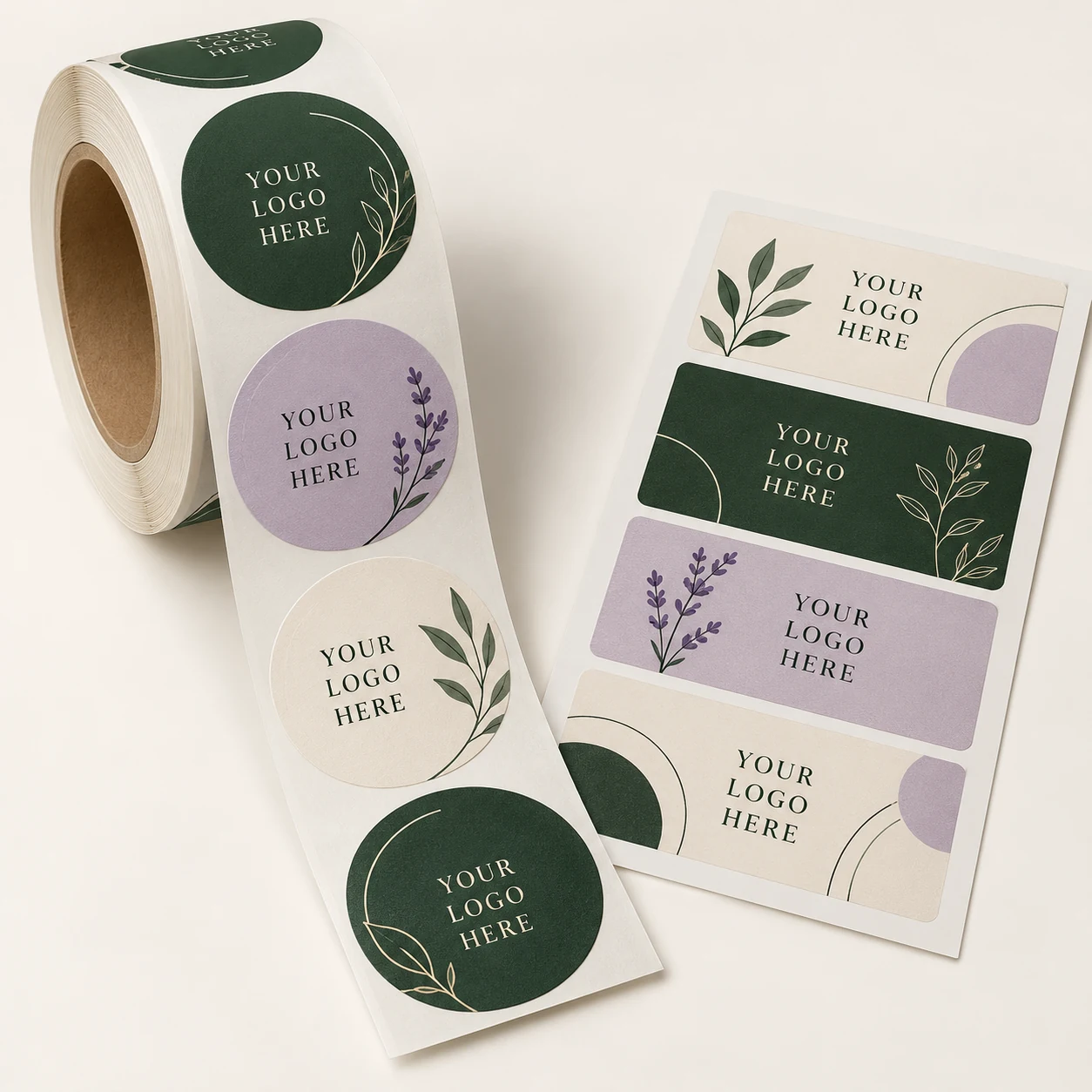 Labels & Stickers — customizable product design concept